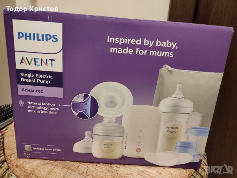 Електрическа помпа за кърма Philips Avent Natural Motion SCD395/21, снимка 1