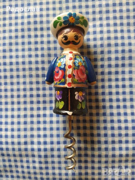 стар тирбушон с магнит, снимка 1