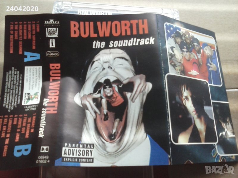 Bulworth The Soundtrack лицензна касета, снимка 1