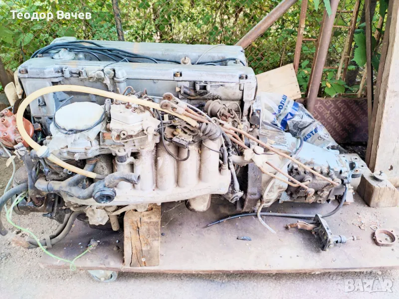 Пълен комплект Двигател и ръчна кутия Мерцедес М110 2,8 с документи, снимка 1
