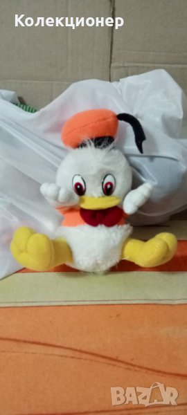 Плюшена играчка – пате с оранжева шапка, снимка 1