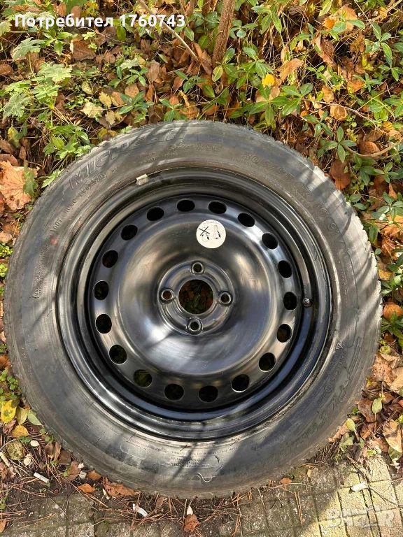 Резервна гума 16 Ц. РЕНО МЕГАН 2 ЕТ 49 центр.отв 60.1, снимка 1