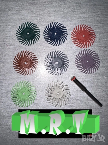 8бр абразивни четки, снимка 1