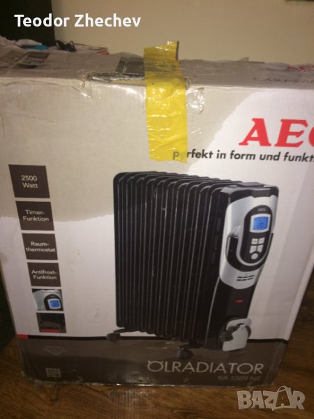 Чисто нов маслен радиатор AEG , снимка 1