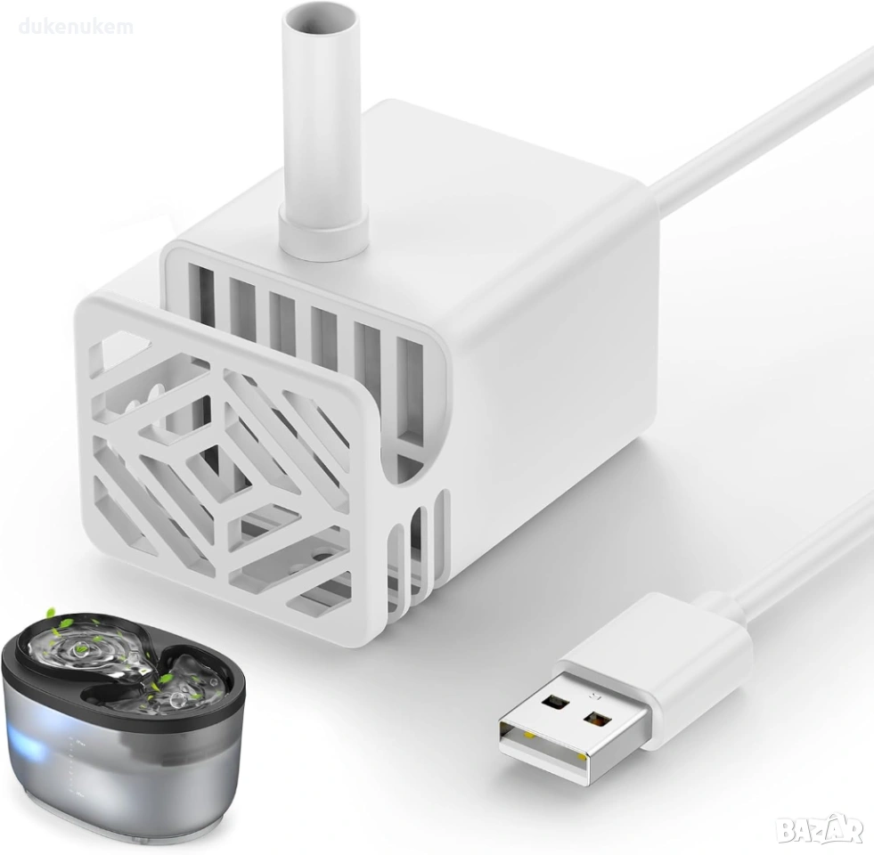 Резервна помпа за котешки фонтан HM-02 (2.5L), снимка 1