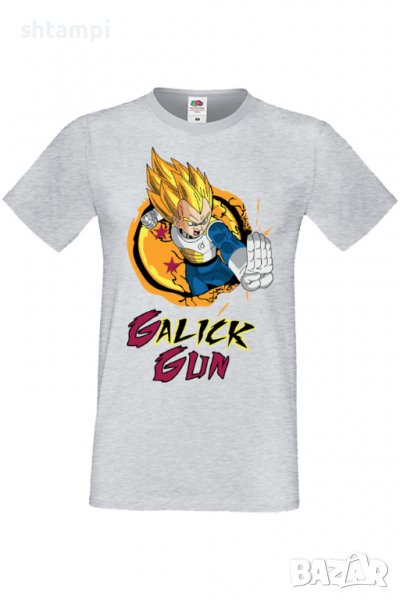 Мъжка тениска Dragon Ball Z Vegeta Galick Gun,Анимация,игра,Празник,Повод,, снимка 1