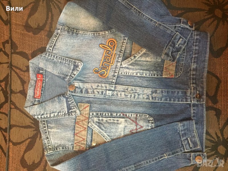 Детско дънково яке, снимка 1