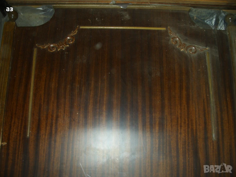 Единични легла с табли, масив, снимка 1