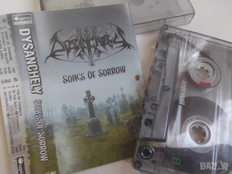 Dysanchely – Songs Of Sorrow - аудио касета музика, снимка 1