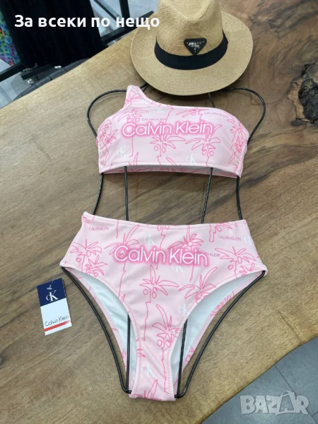 Calvin Klein Дамски Розов Бански С 2 Части👙Дамски Бански С Две Части Келвин Клайн Код A696, снимка 1