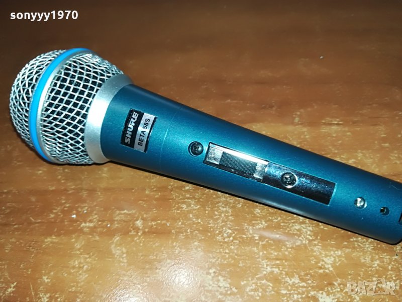 shure beta sm-58s microphone-внос швеицария, снимка 1