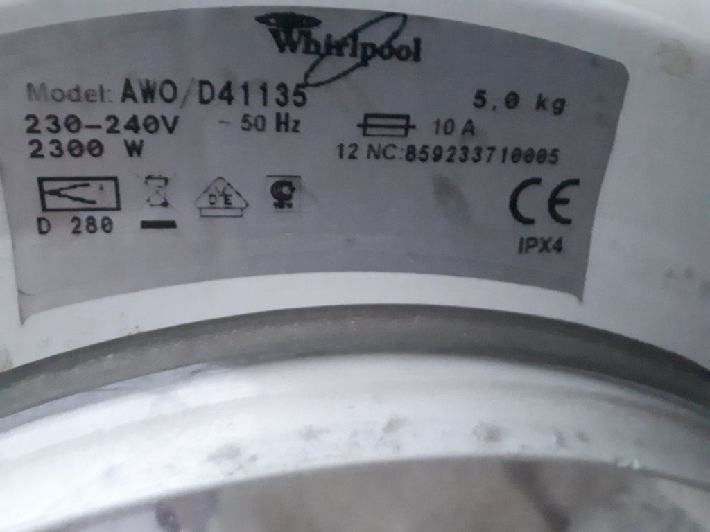 Продавам пералня Whirlpool AWO/D-41135 на части в Перални в гр. Благоевград  - ID27340551 — Bazar.bg