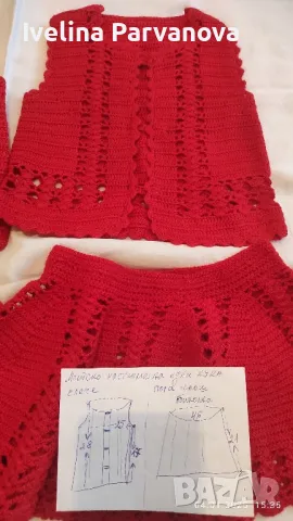 Плетени комплекти за момичета, снимка 2 - Детски рокли и поли - 49250470