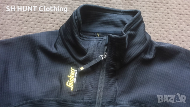 Snickers 9438 Body Mapping Micro Fleece Work Jacket размер XL работна блуза W4-659, снимка 5 - Блузи - 52613996