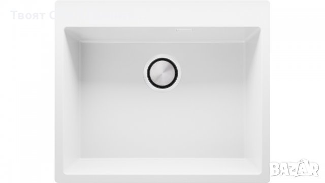 НОВО  Кухненска Мивка от гранит модел Осло XL 500 x 580 mm - Бяла, снимка 2 - Други - 37977057