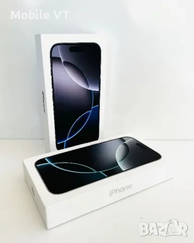 НОВ! iPhone 16 Pro 256GB Black / White Titanium ГАРАНЦИЯ!, снимка 1