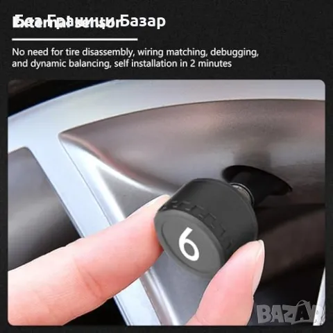 Нова TPMS система за 6 гуми – 144 PSI, соларна и USB, камион/каравана, снимка 5 - Друга електроника - 49683704