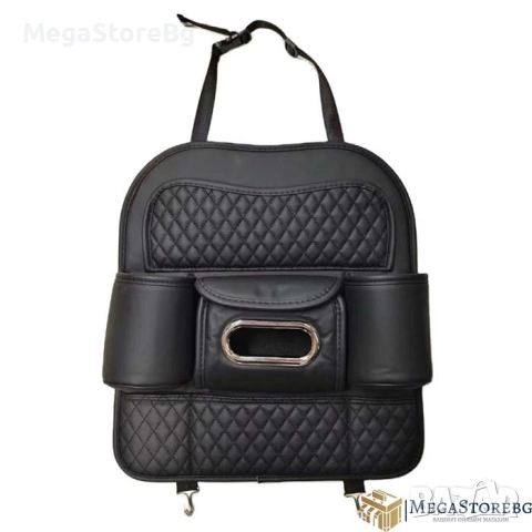 Кожен Органайзер за седалка PA1182 Кожа - Черно