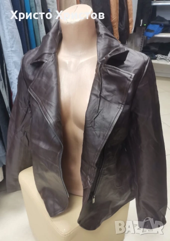 Дамско кожено яке Мо-Ка Размер M, снимка 5 - Якета - 53335163