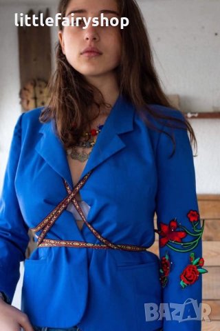 Сако в тъмносин цвят Тотален Хит, снимка 6 - Сака - 28446638