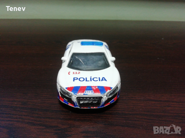 Bburago Audi R8 1/43 Portugal Police Policia Ауди Бураго количка колекционерска , снимка 4 - Колекции - 44845235