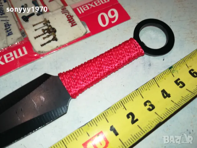 КАМА-НОЖ С ЧЕРВЕНА ОПЛЕТКА 1303250716, снимка 8 - Ножове - 49473586