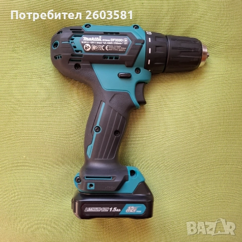 Акумулаторен комплект Makita -> винтоверт DF333D + импакт TD110D, снимка 10 - Винтоверти - 52342848