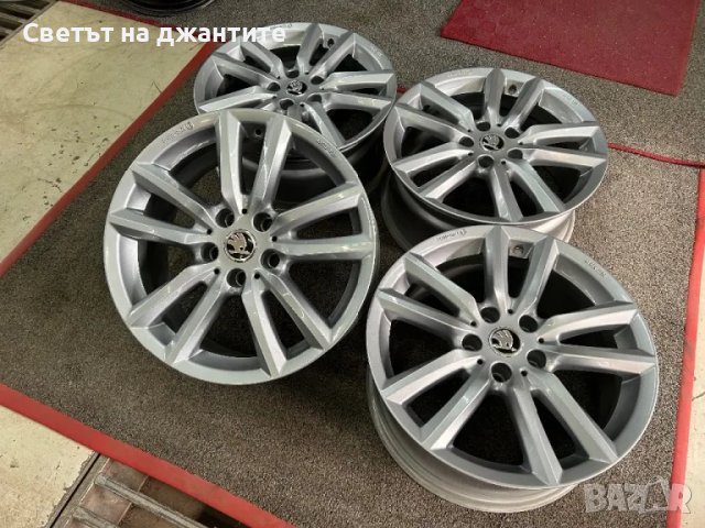 Джанти 17 Цола 5х112 VW Passat Tiguan Golf Skoda Kodiaq Superb Audi A4 A6 A5, снимка 8 - Гуми и джанти - 48977344