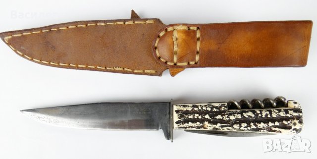 Стар ловен нож "Solingen" / GERMANY, снимка 3 - Ножове - 34580314