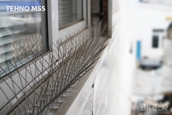 Лента с шипове против кацане на птици, гълъби #764 , снимка 9 - За птици - 36736954