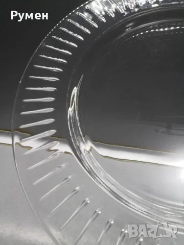 Голям кристален поднос , снимка 4 - Чинии - 49350793