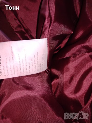 Красиво дамско сако Victoria 1 в цвят бордо Etere , снимка 16 - Сака - 35493807