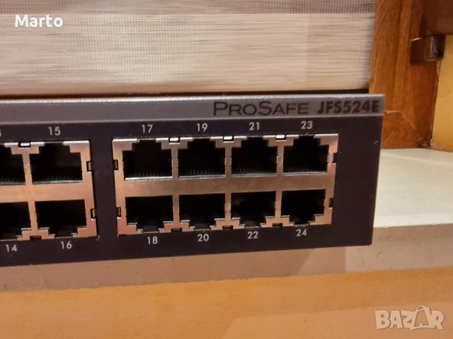 Суич Netgear ProSAFE FS728TP PoE и Суич Netgear ProSafe Plus JFS524E, снимка 10 - Суичове - 38728749