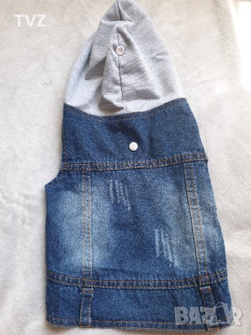 Два вида  дънково яке за малки породи кучета, снимка 6 - За кучета - 43055565