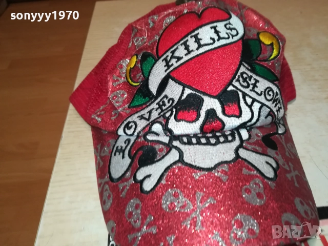 ED HARDY-RED 2208251708, снимка 4 - Шапки - 51455771