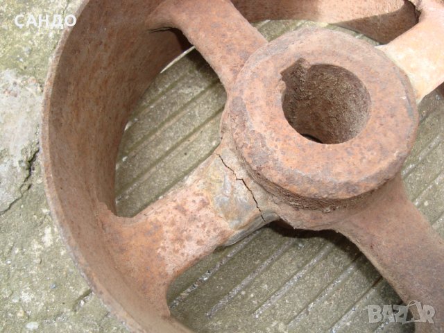 Опорно транспортно колело - чугун, снимка 3 - Селскостопанска техника - 28694660