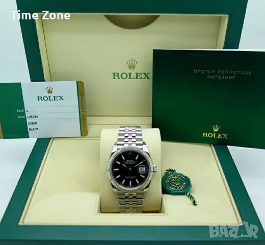 Rolex Datejust 36mm Steel Black Dial Automatic Дамски Различни Варианти, снимка 2 - Дамски - 48183151