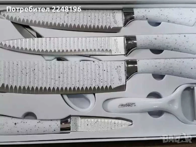 Комплект ножове , снимка 4 - Прибори за хранене, готвене и сервиране - 51248274