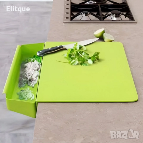 Дъска за рязане с отделящ се контейнер 2 в 1, снимка 7 - Прибори за хранене, готвене и сервиране - 52853109
