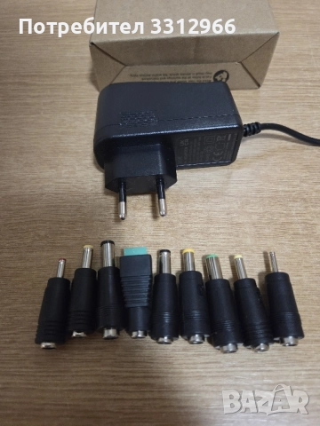 Захранване Zolt 12V 3A Универсален AC DC адаптер-трансформатор с 9 DC, снимка 2 - Друга електроника - 52083867