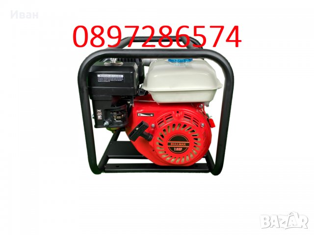 Бензинова водна помпа 3 цола - BULMAX, снимка 3 - Водни помпи - 34975316