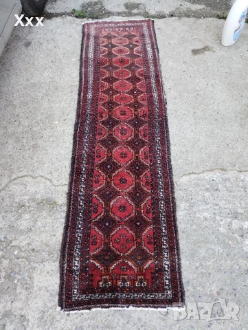 Ръчно тъкана вълнена пътека.Антика за ценители., снимка 2 - Пътеки - 51119531