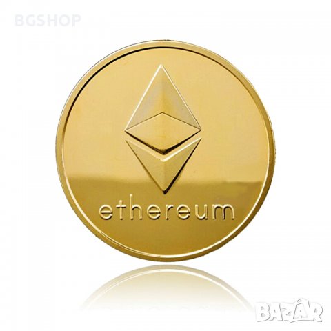 Етериум монета / Ethereum Coin ( ETH ) - Gold, снимка 2 - Нумизматика и бонистика - 39061899