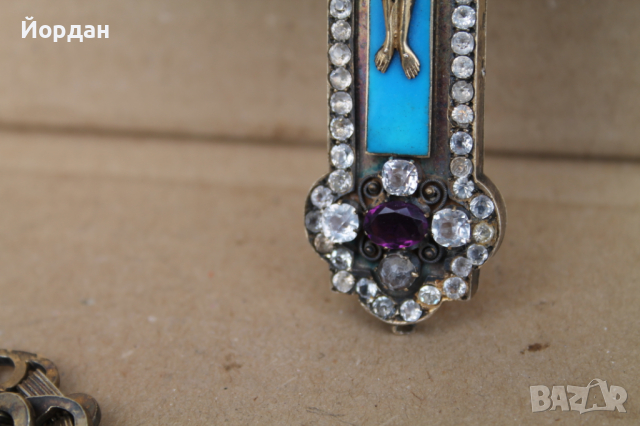 Сребърен епископски кръст с позлата, снимка 18 - Други ценни предмети - 44843604