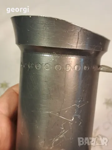 ретро цинкови мерилки за течност 23/5, снимка 6 - Антикварни и старинни предмети - 49341217