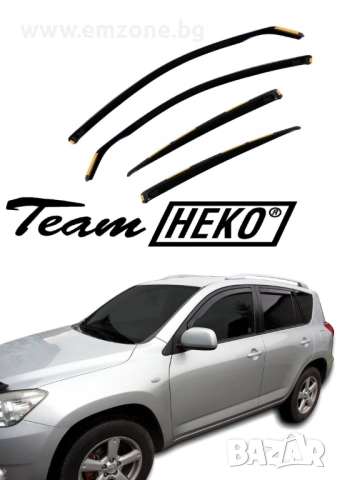 Комплект Предни и задни ветробрани водобрани Хеко Team Heko Тойота Toyota RAV4 II III IV V 