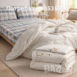 капитониран чаршафа + 2 калъфи +подарък зимен юрган, снимка 4 - Спално бельо - 53455023