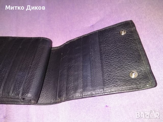 Италиански портфейл 125х100мм естествена кожа с много прегради за карти-документи, снимка 13 - Портфейли, портмонета - 37908425