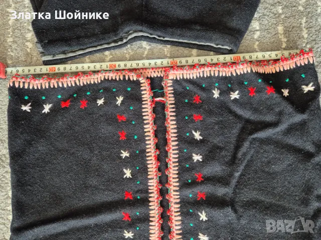 Костюмчето от баба соц носталгия, ръчна изработка,вълна, снимка 6 - Антикварни и старинни предмети - 47310973