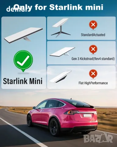 Mwin Starlink Mini вендузна стойка - скоба за Starlink Mini аксесоари за прозорци и люкове, снимка 6 - Друга електроника - 50302182